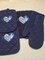Zeta Phi Beta 4-piece kitchen towel set, sorority, blue and white, embroidery, sisterhood, dove. product 1